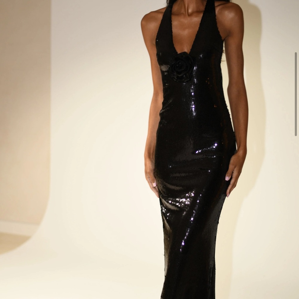 Eliza Rose Sequin Maxi Dress